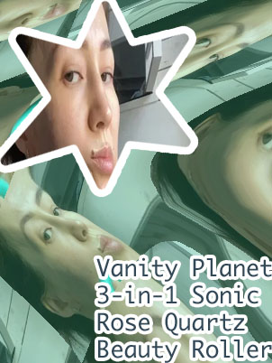 Electric vibration facial massage roller